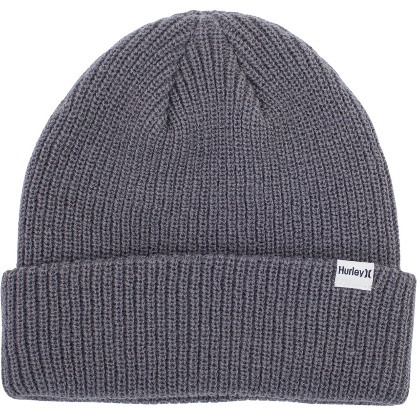 2025 Hurley Harbor Beanie Til Mænd CW5673 - Dark Smoke Grey